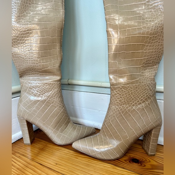 Pointy Toe High Thigh Heels π - Picture 2 of 12